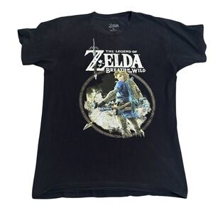 The Legend of Zelda Breath of the Wild Black T-Shirt